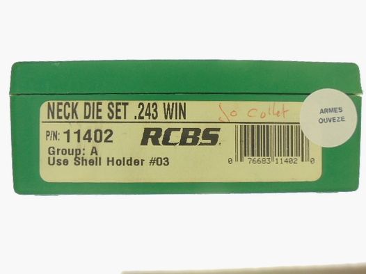 Zestaw narzędzi stalowych RCBS kal. 243 Winchester
