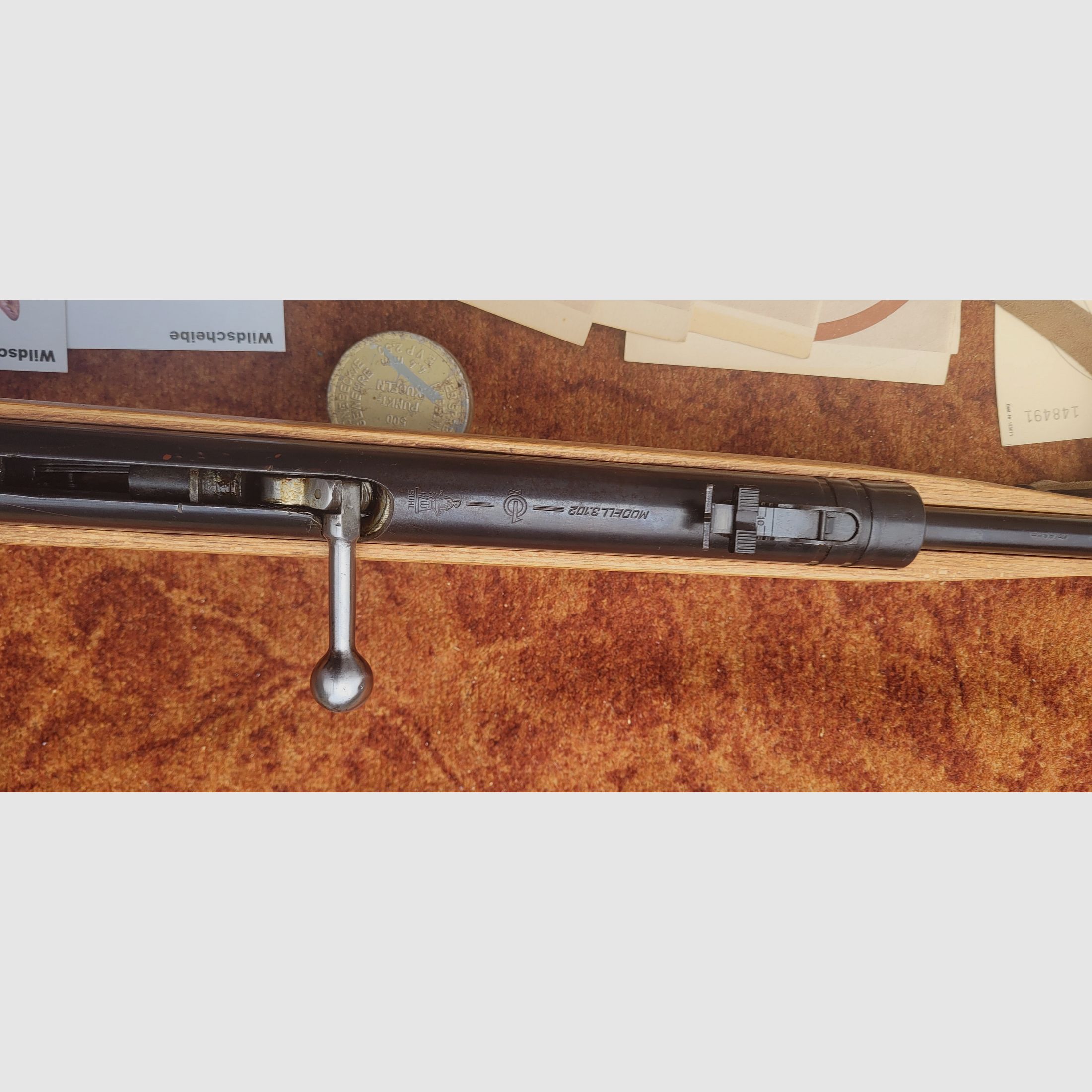 Luftgewehr mit Magazin, Modell Haenel 3.102