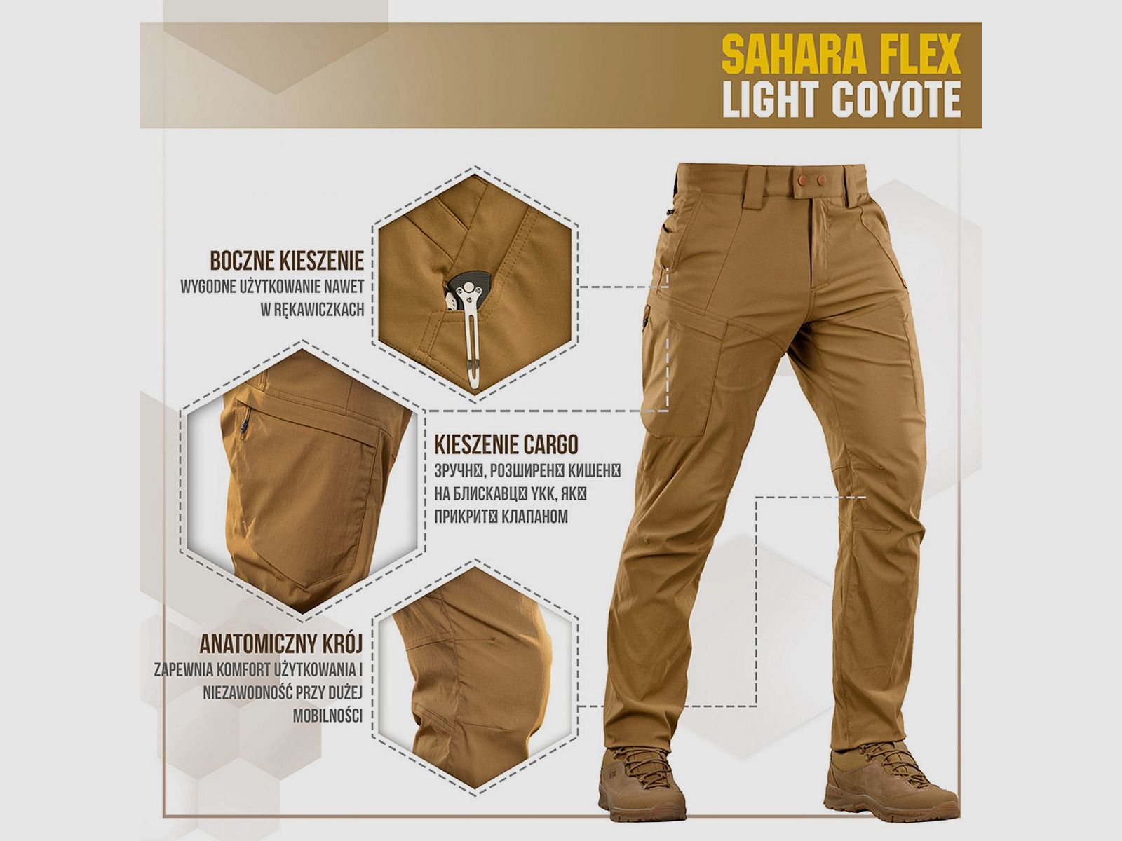 Pantalones Sahara Flex Lite M-TAC, imagen 3 de 22