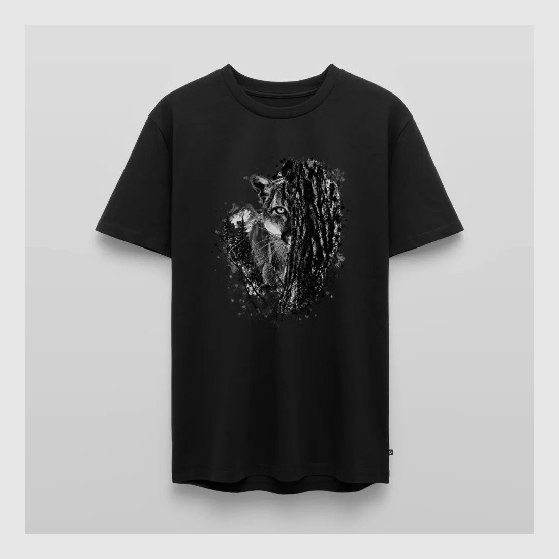 PUMA Men´s Premium T-Shirt „Lauernder Puma"