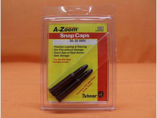 A-Zoom A-Zoom cartouche d'exercice / tampon en aluminium .30-30Win ensemble de 2 pièces (12229)