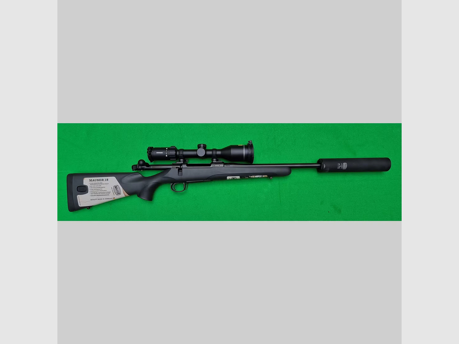 Mauser M18 mit A-Tec Schalldämpfer