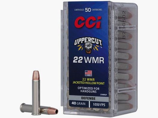 CCI Uppercut JHP 40grs 50St .22wmr