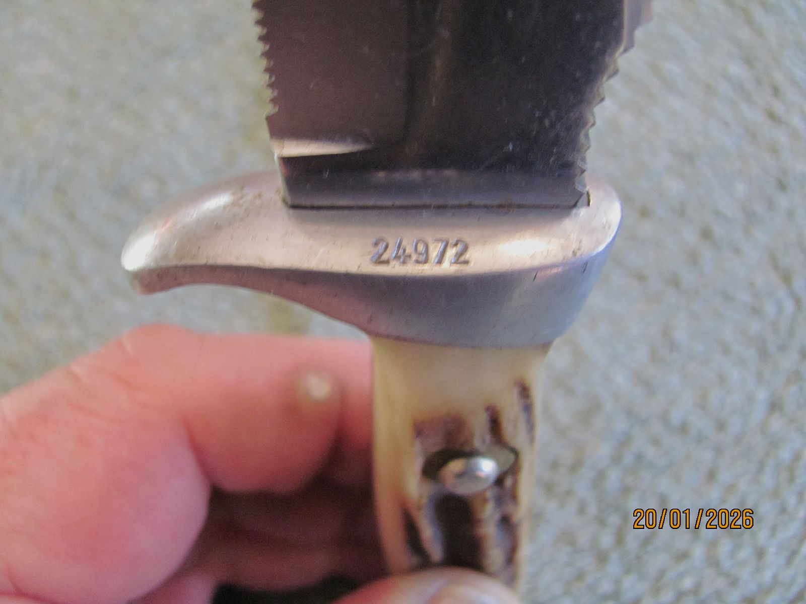 Original Puma Skinner 6393 hecho a mano SerNr 24972 - en buen estado, sin daños