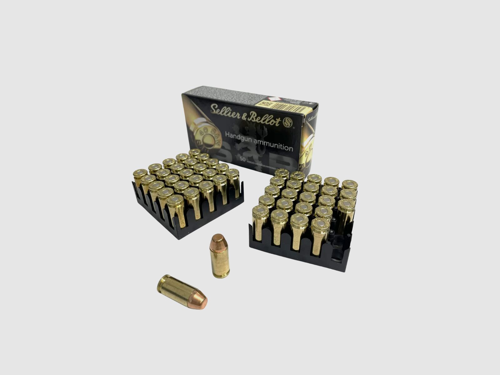 S&B .40 S&W Full Metal Jacket 50 coups 180gr