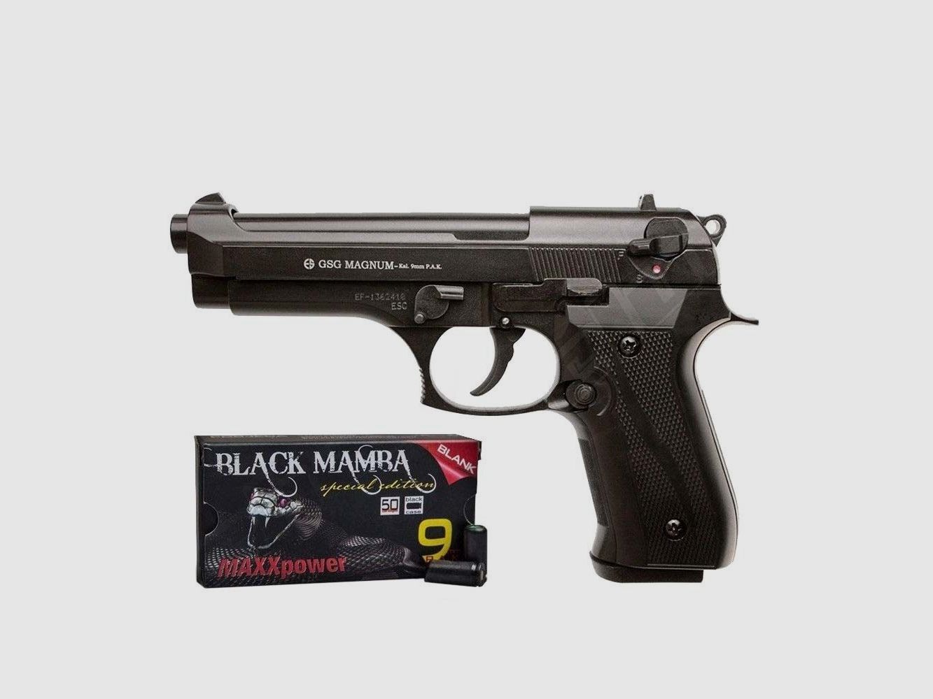 Ekol Firat Magnum brüniert 9mm PAK 50 Black Mamba