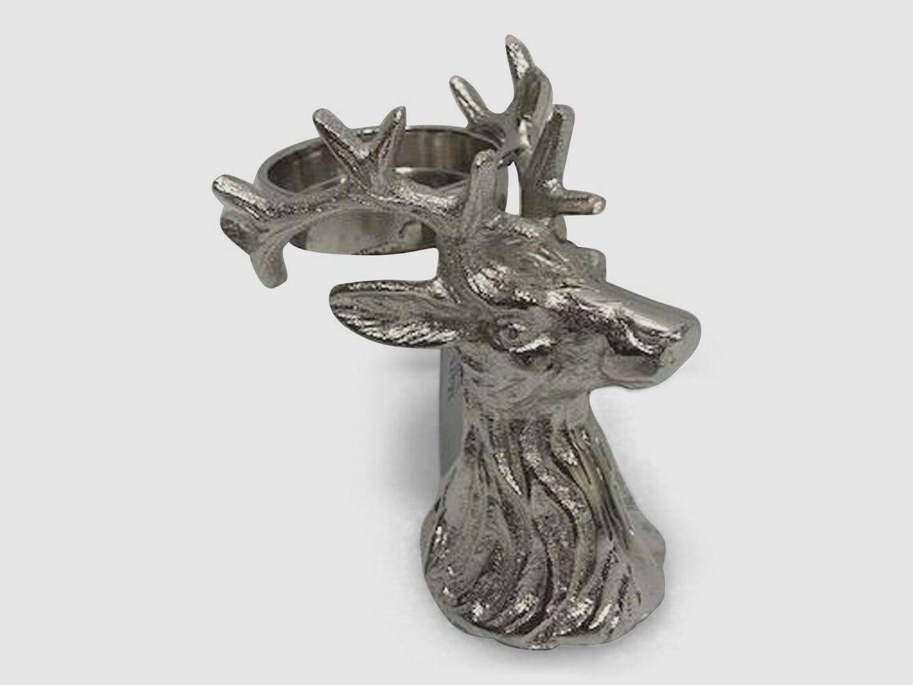 Lovergreen Dekoration Motiv Hirschkopf Teelichthalter Höhe: 10 cm