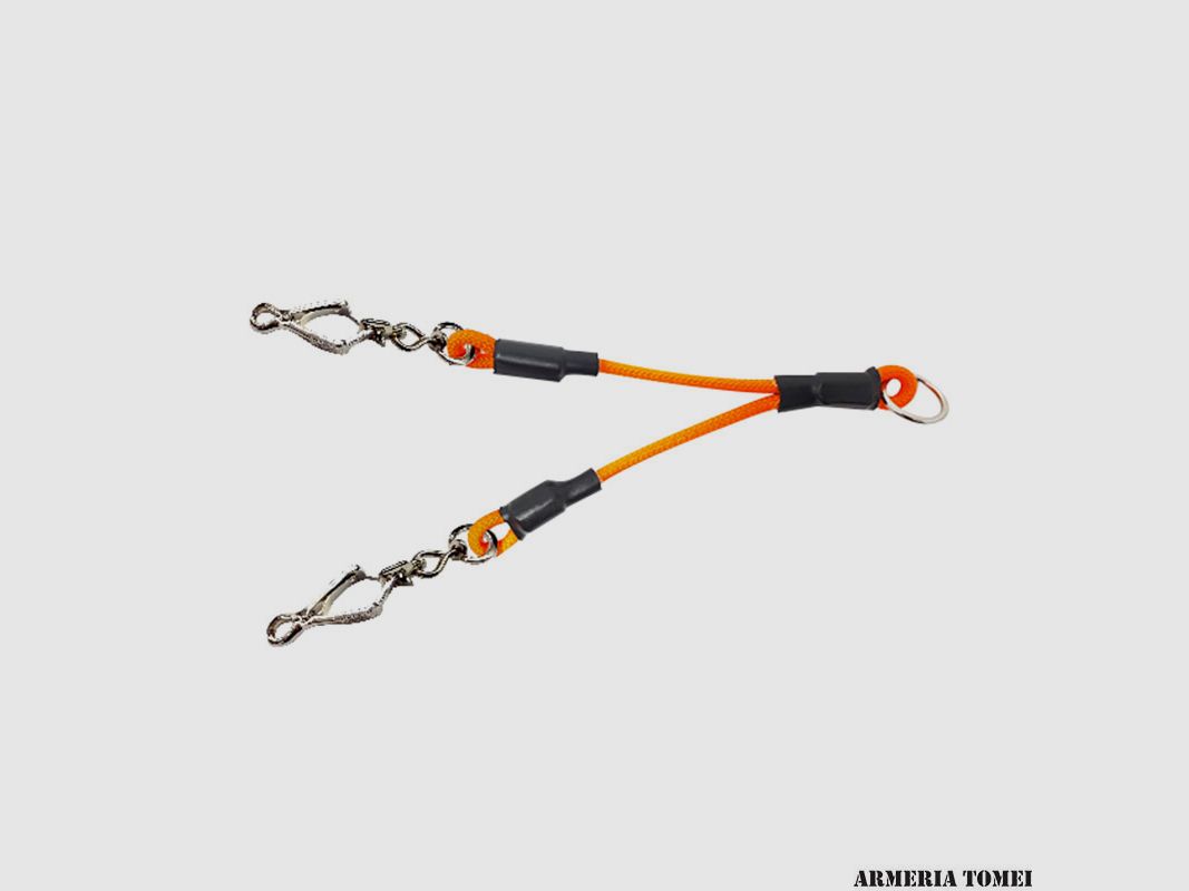 DOPPELT MIT ZANGEN AUS KORDON (ORANGE)