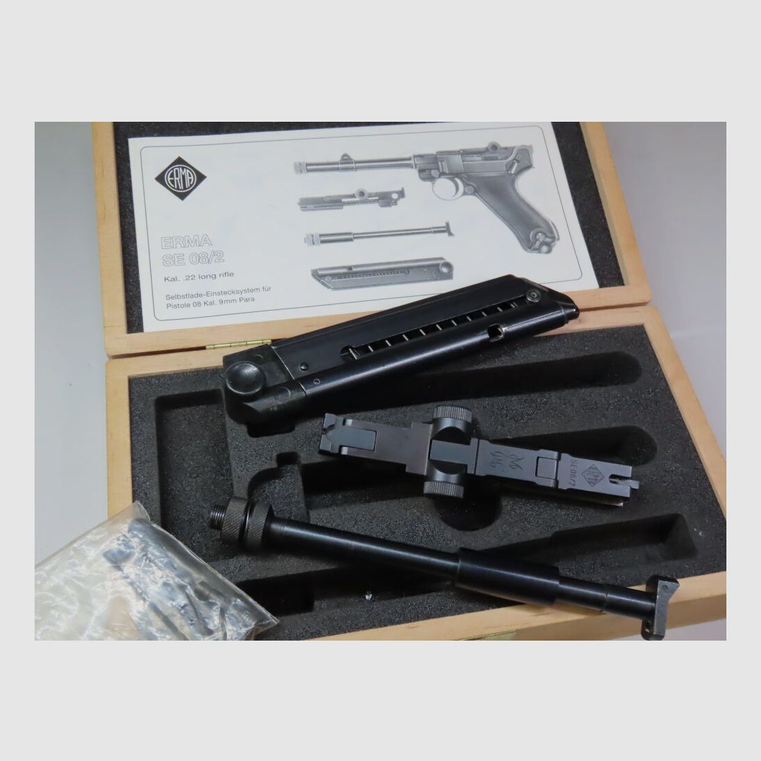 Pistole 08 Wechselsystem / Einstecksystem Erma SE 08 / 42