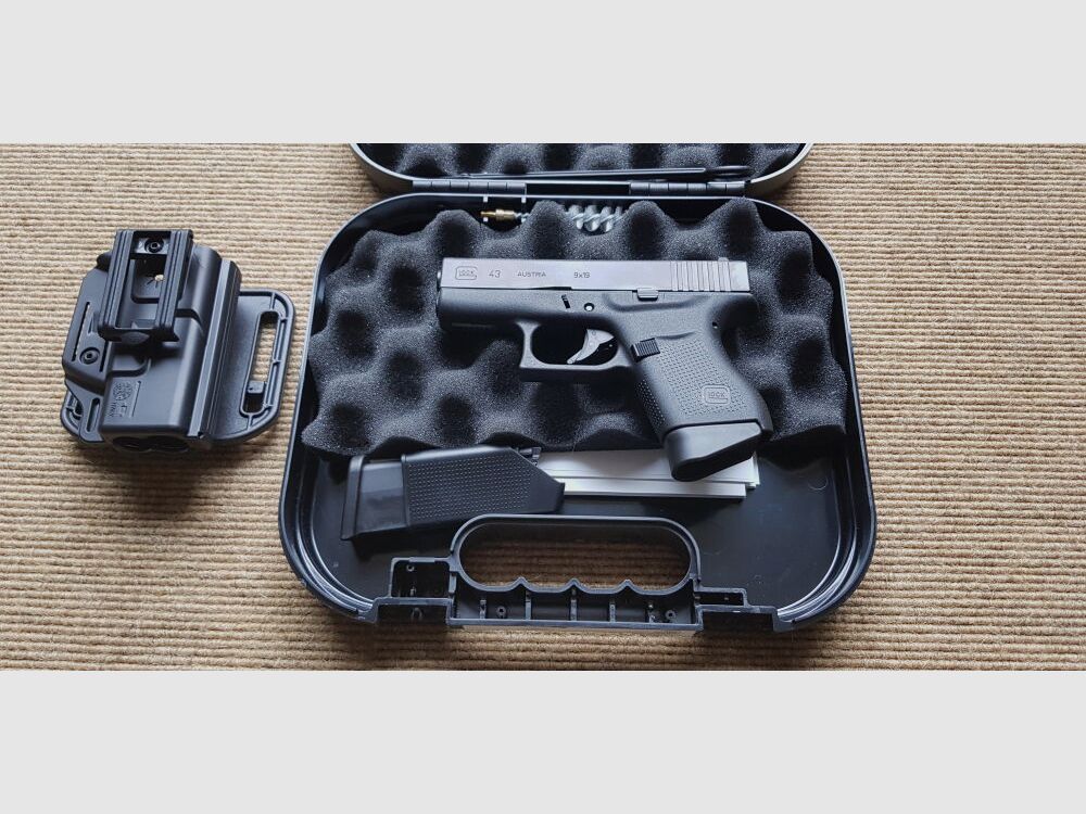 Glock G43 mit Holster