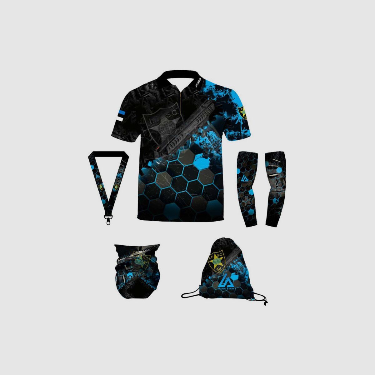 DED ALIEN IPSC Sportswear Set, size: 10XL, Custom Name: No Name, image 1 of 3