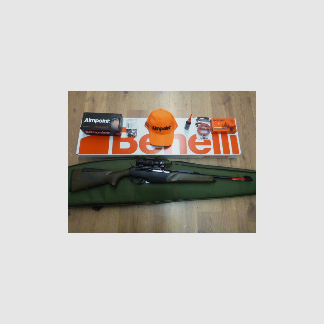 Kit Battuta Benneli Argo, Aimpoint, Custodia, Munizioni…., immagine 1 di 7