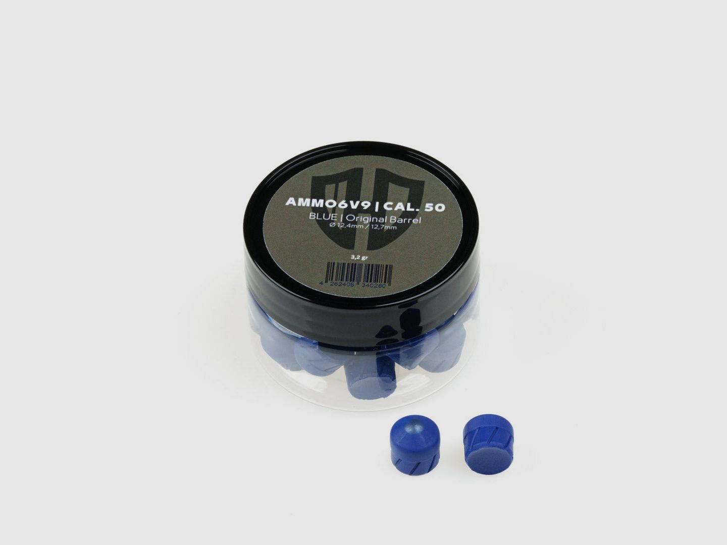 Munition Ammo6v9 | HDR50 | Blau 3,2g | POLYURETHAN | MAXIMALE POWER | Cal. 50