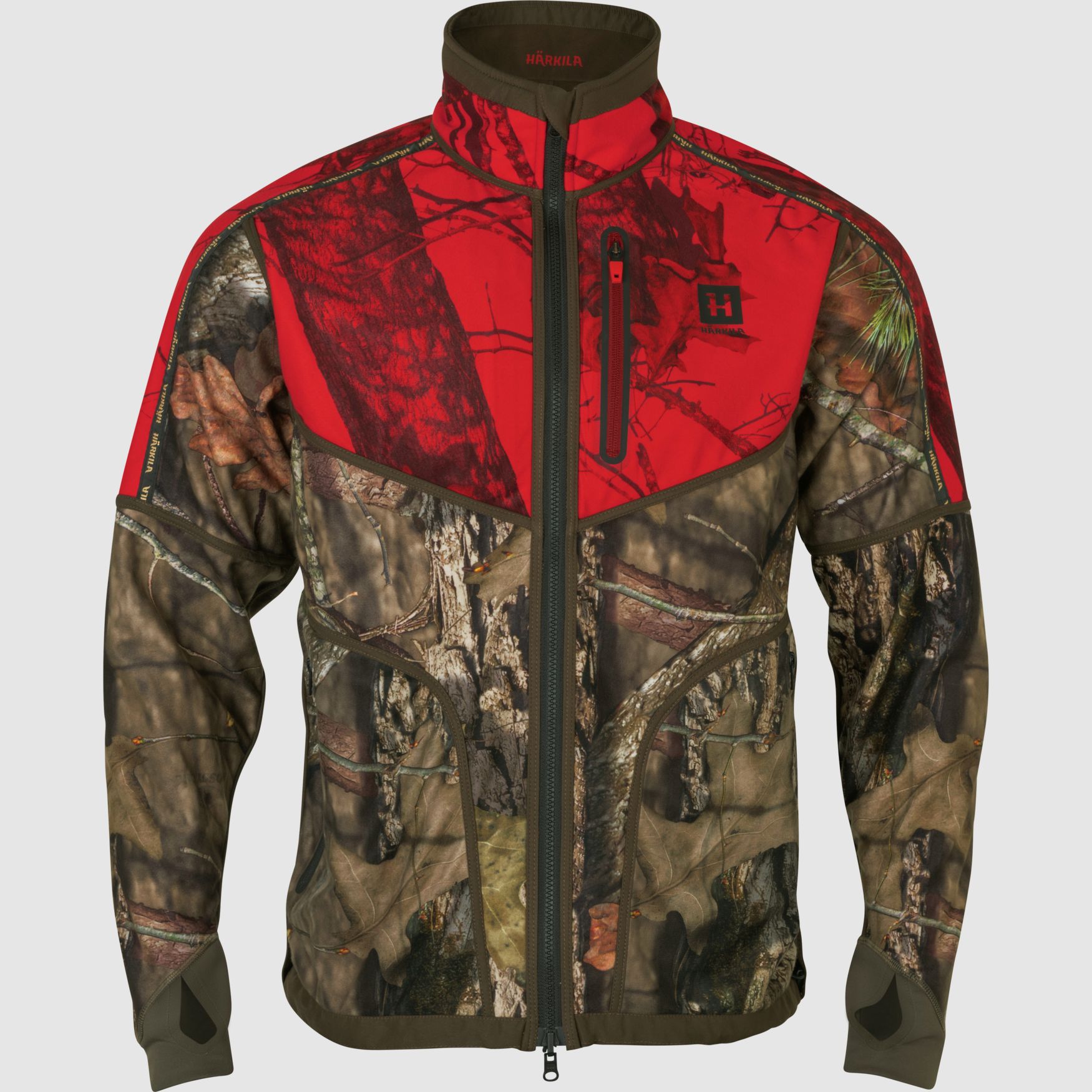 Härkila Kamko Camo Reversible WSP Jacket Uomini Verde Caccia/MossyOak®Break-Up Country® 2XL