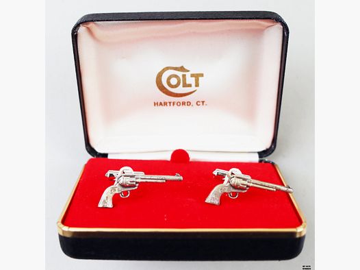 Gemelli Colt Single Action Army .45 VINTAGE colore Argento
