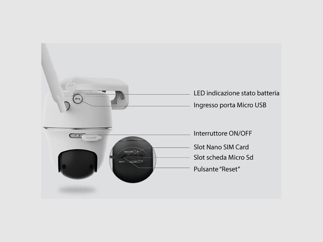 Drehbare IP-Kamera Reolink Go PT 4G-LTE mit Solarpanel zur Aufladung, Bild 2 von 5