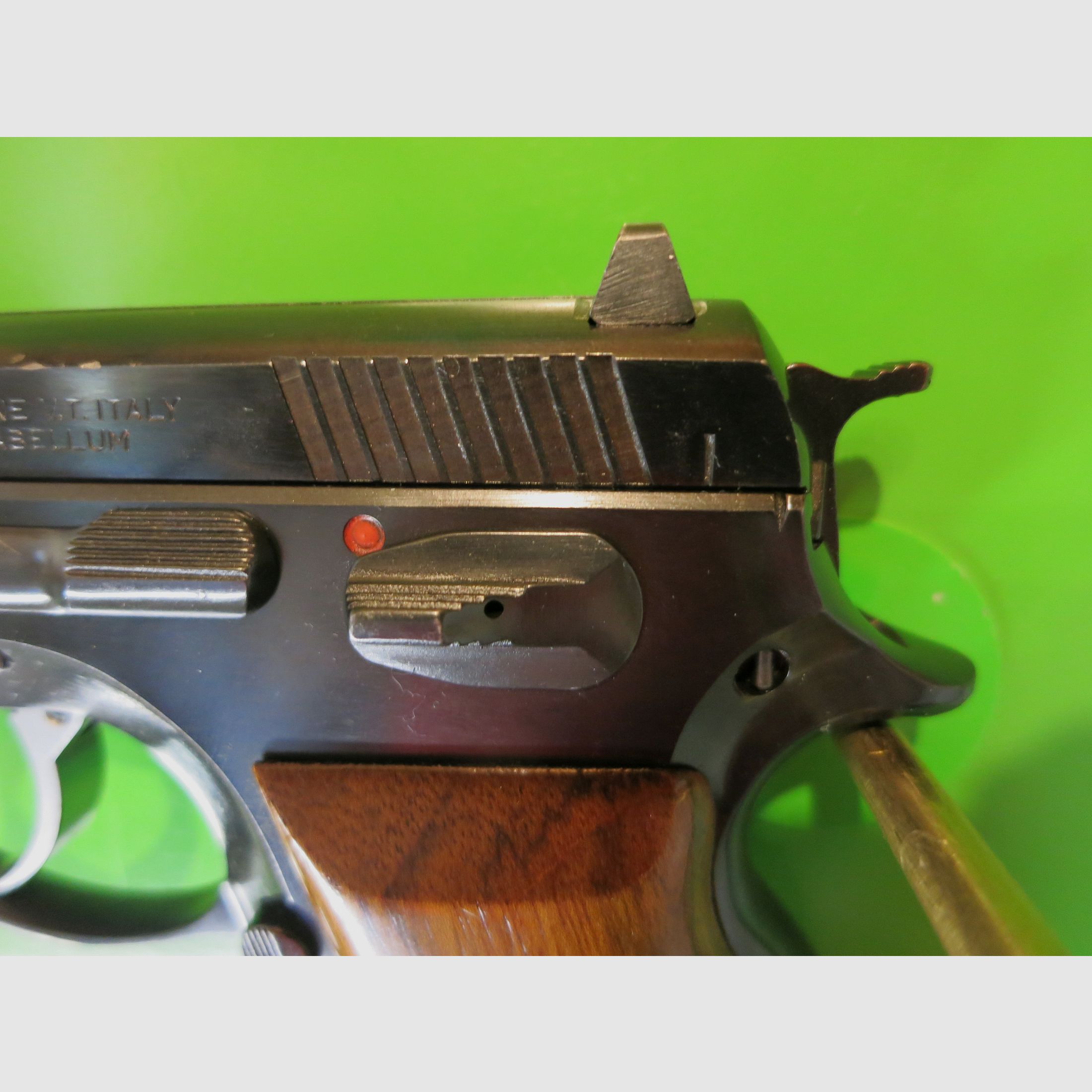 Tanfoglio TA90 Baby, półautomatyczny. Samopowtarzalny pistolet sportowy, mały i poręczny klasyk do samoobrony, kaliber 9 × 19 mm, bez lufy #30, zdjęcie 8 z 10