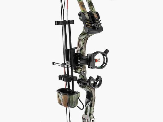 Bogen Compound Shoot Again M107 Camo Dunkel - Leistung 70 lbs - Präzision und Robustheit - Für Jagd und Schießsport