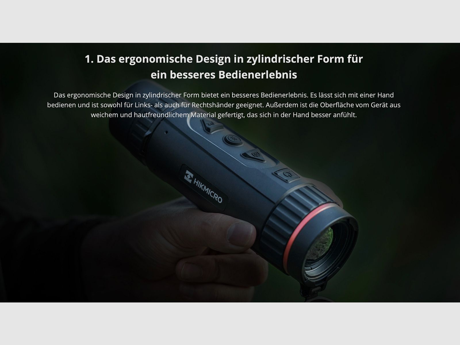 Hikmicro Monokular Falcon FQ35 Wärmebildkamera 640 x 512 12 μm <20 mK
