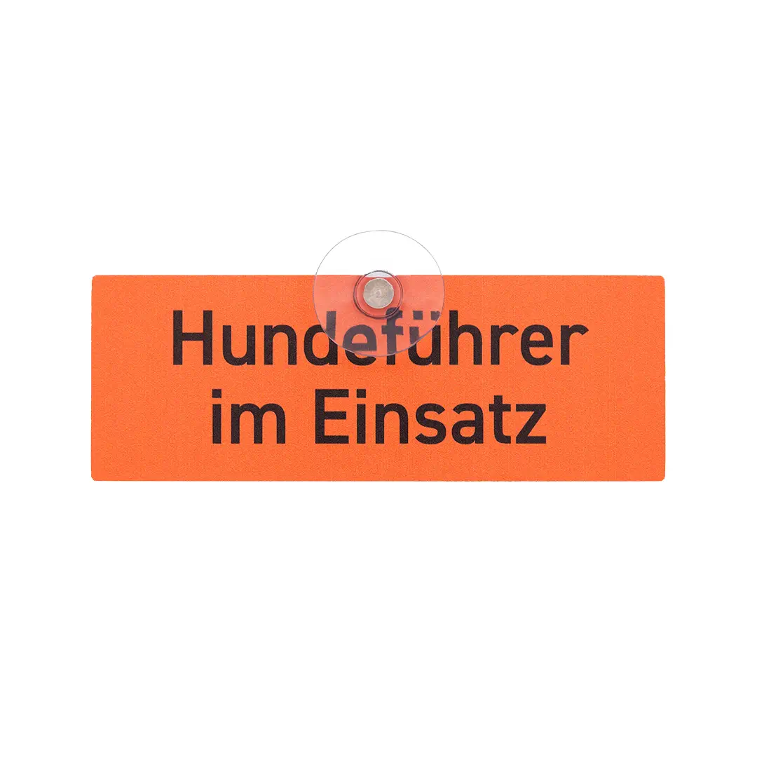 Wilde Hilde Autoschild Hundeführer