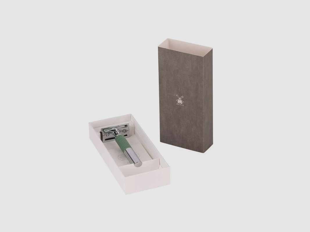 MÜHLE NEO SCHAAFMES CHROOM-GROEN, afbeelding 4 van 4