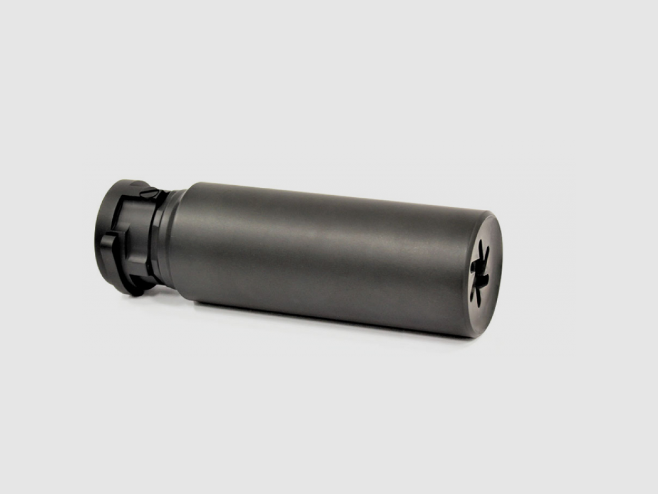 S suppressor Ase Utra DUAL556-S-BL, sans cache-flamme, DUAL SHORT, CERAKOTE NOIR