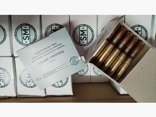 .308 WIn AMA Surplus 147grs. 640 Schuss