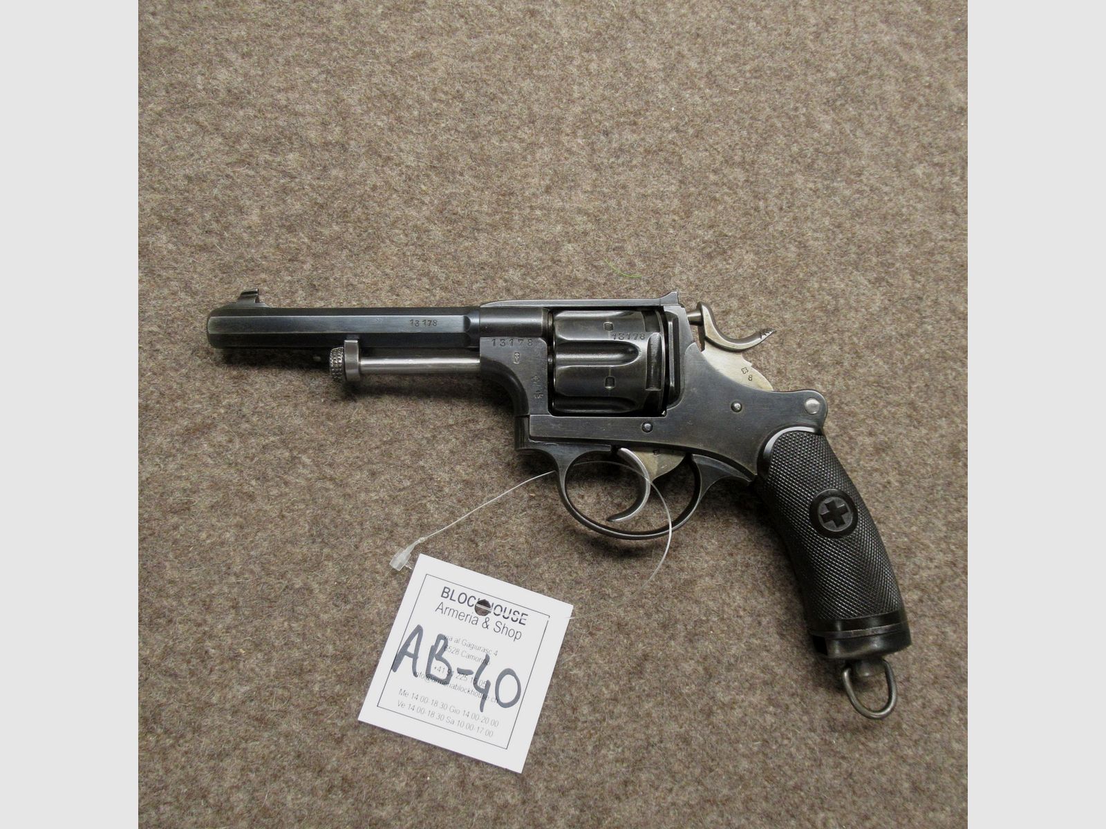 AB-40 Revolver W+F mod. 1882 Kal. 7.5mm, Bild 2 von 3