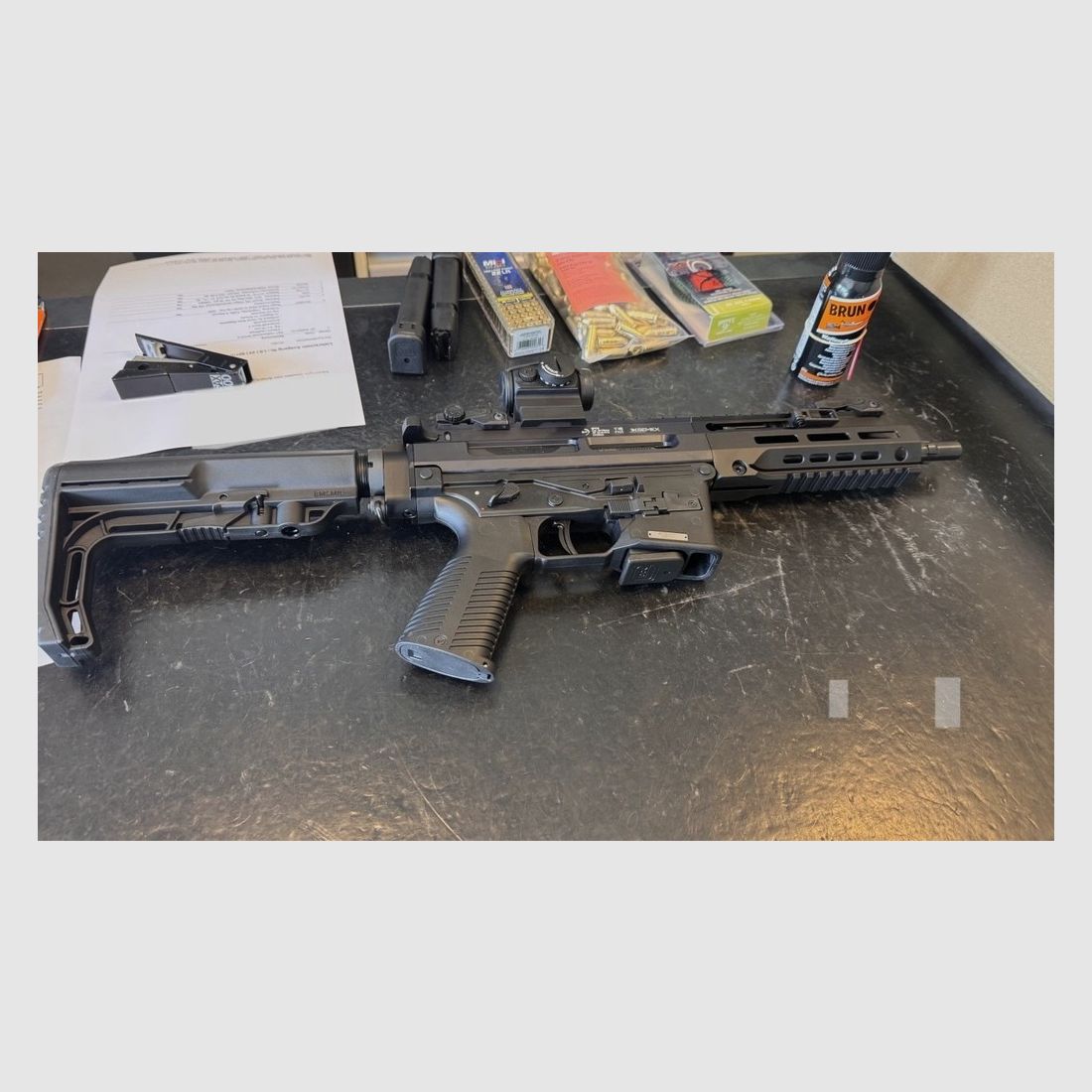 B & T SPC9 G , Halbautomat (komplett neu)