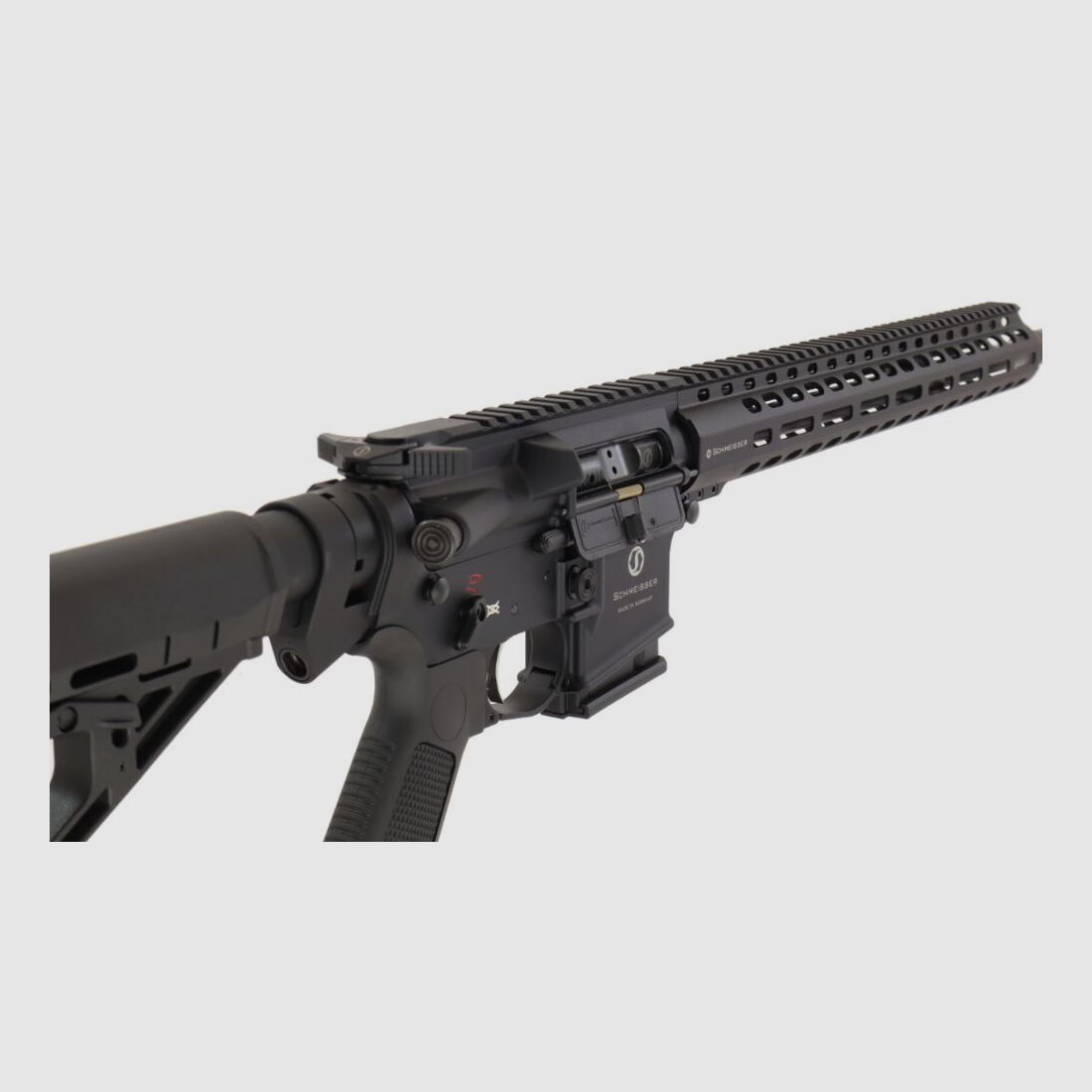 Schmeisser AR15 Dynamic L black LL 16.75" M-Lok Dynamic Trigger SLB Black self-loading semi-automatic