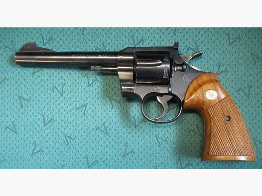 Revolver Colt Officers Match 6" .38 special -sehr gut- Officers Match