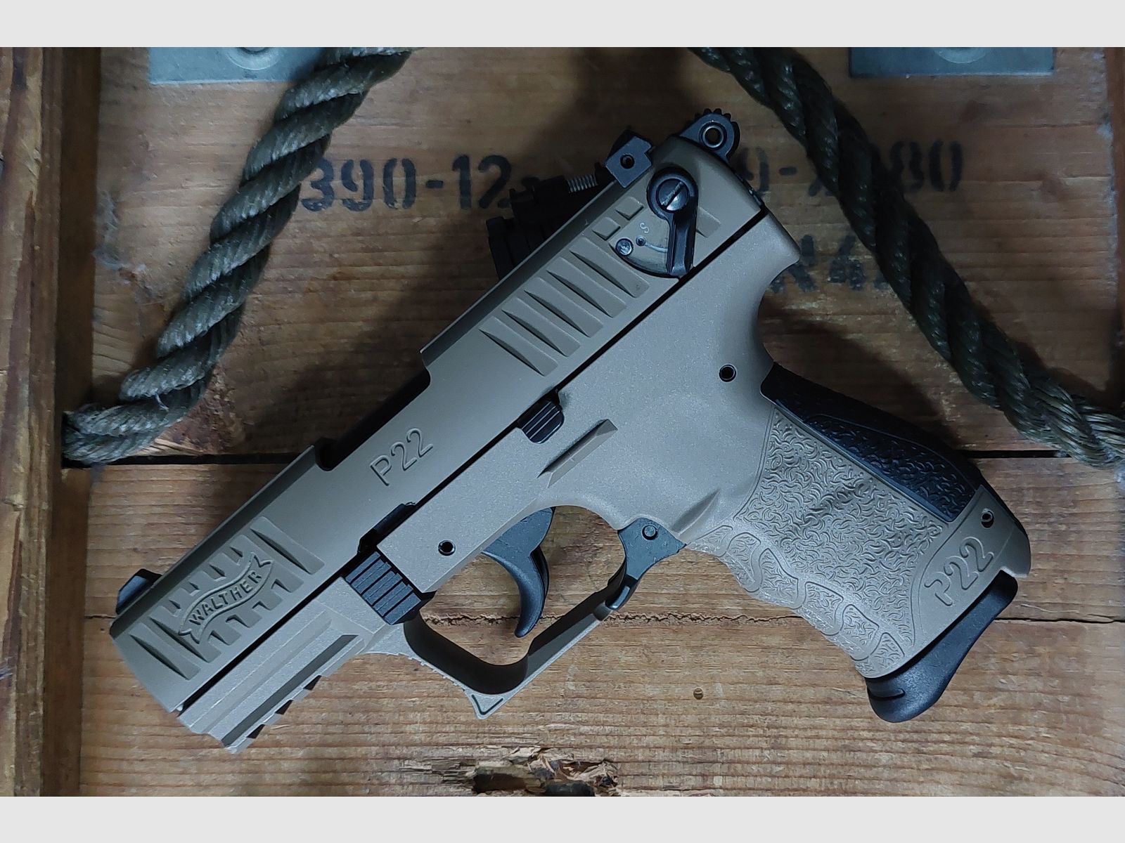 ⚠️ RZADKO! MODEL SPECJALNY Walther P22Q - FDE - Flat Dark Earth (PTB 778) P 22 Q P22