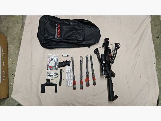 FMA X-Bow Supersonic rev Ballesta con mucho accesorio como nuevo