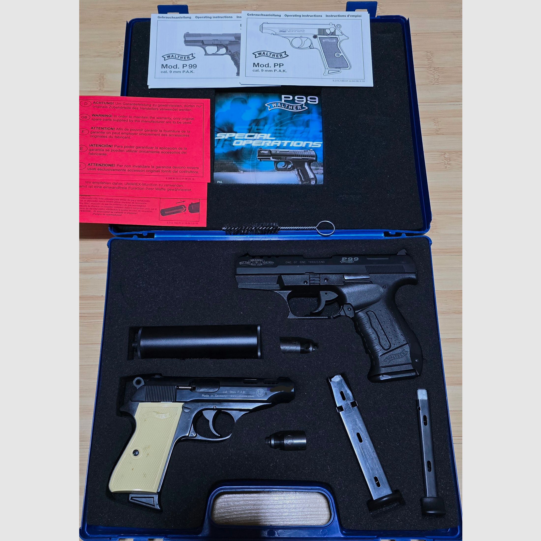Walther P99 PP Special Edition ONE OF A THOUSAND