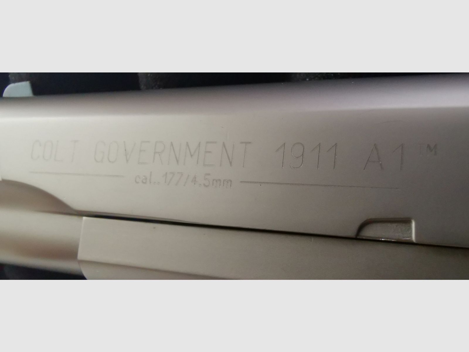 Colt Government 1911 A1 Nickel Co2 4,5mm bardzo rzadki