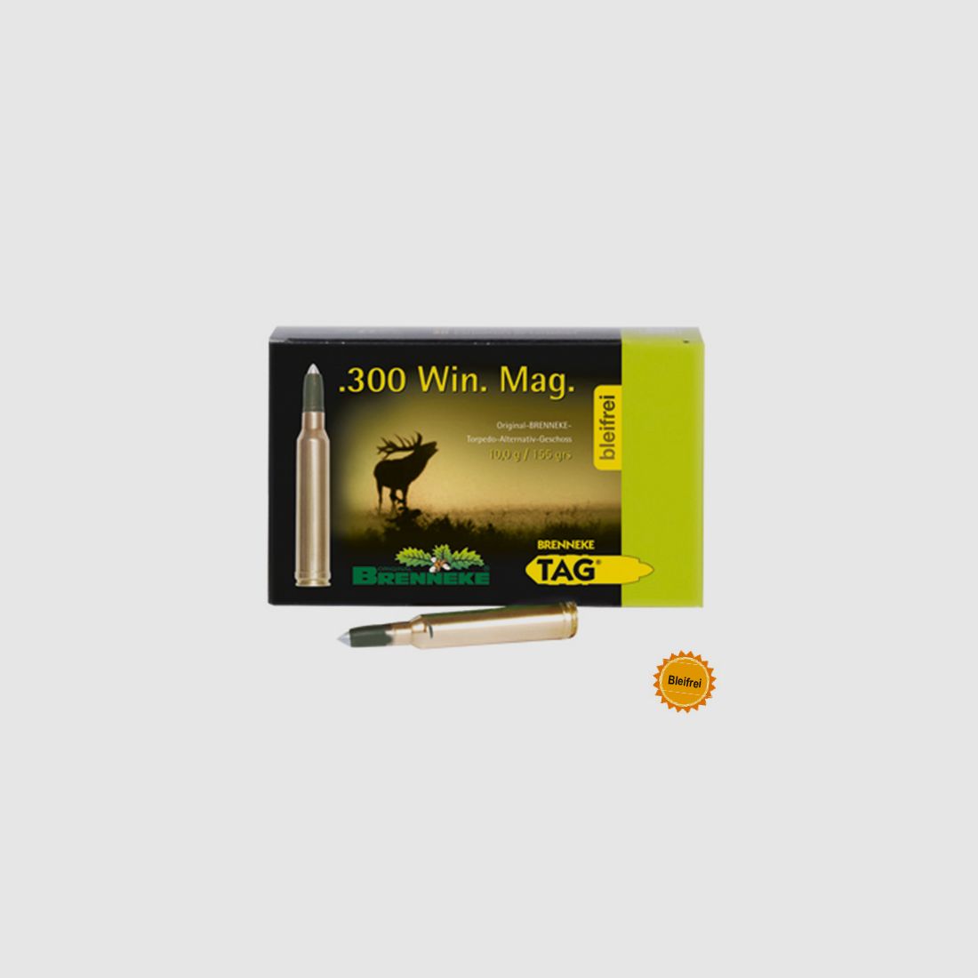 Brenneke .300 Win. Mag. 155GR TAG 20 cartucce