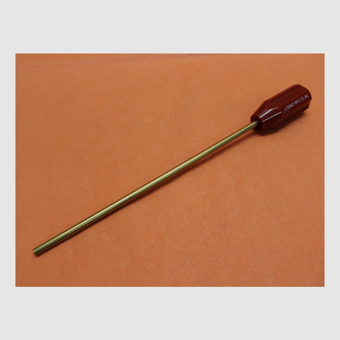 Dewey Dewey Putzstock (CHR) L=24cm (Gewinde 8-32) Messing (für Patronenlager)