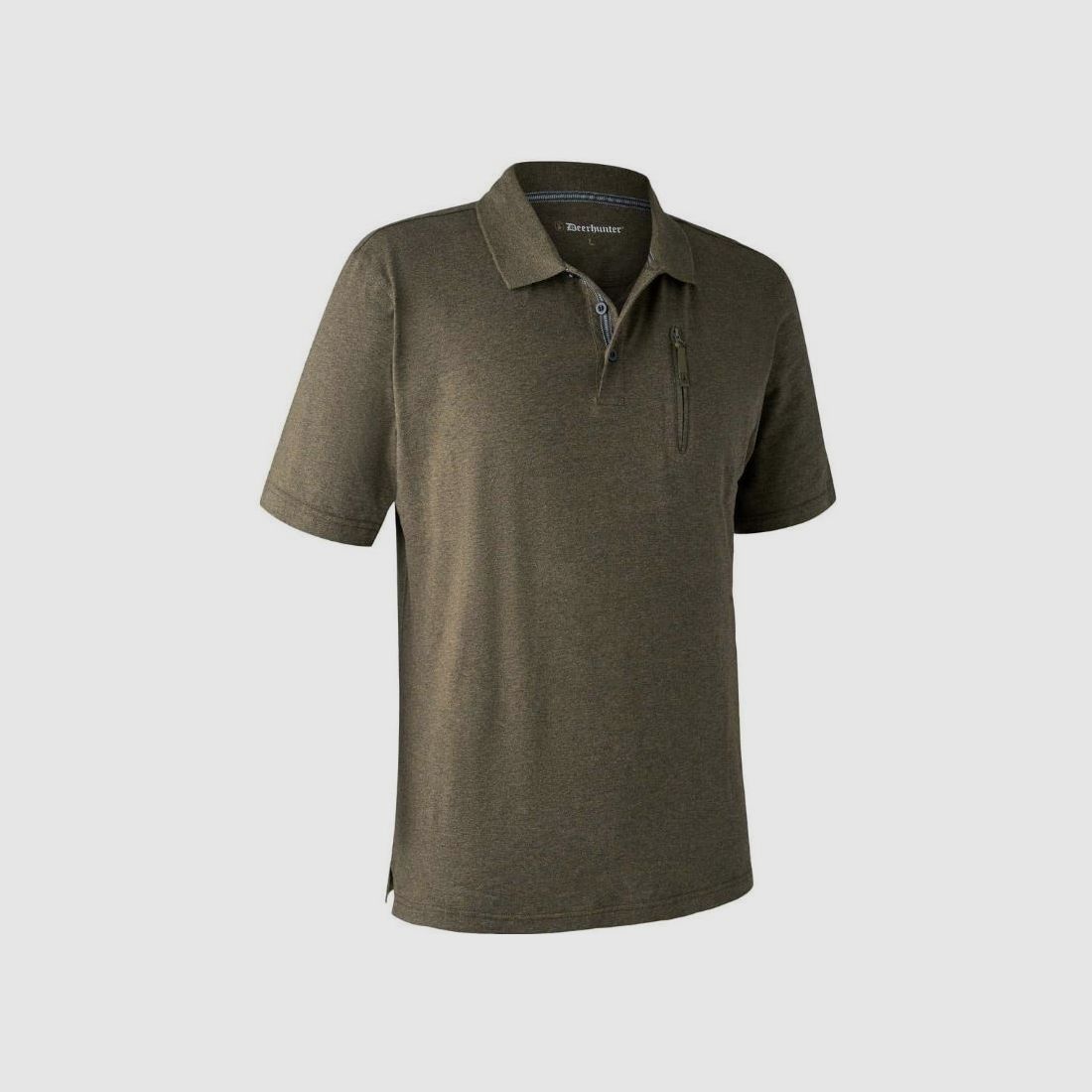 Groene Polo Deerhunter Model Larch, afbeelding 2 van 2