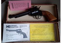 Revolver ME 6 de Cuno Melcher en 6mm Flobert rond. Sans besoin, sans déduction du contingent