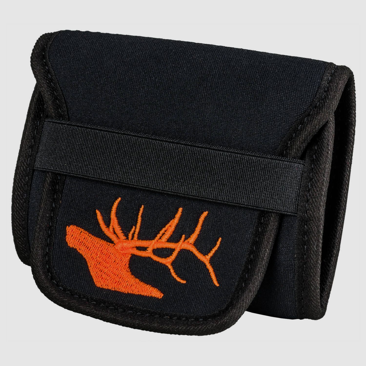 Patronenetui aus Neopren mit Hirschkopf