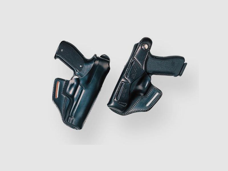 SICKINGER Holster (Leder) f. Glock 17/22/31/37 63752  -Belt Master braun