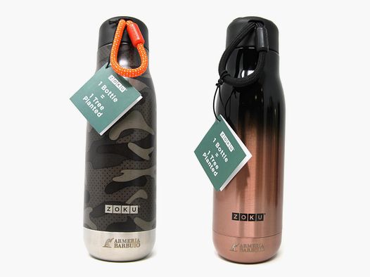 Zoku-Wasserflasche mit dem Logo „Armeria Barbuio“ (500 ml)