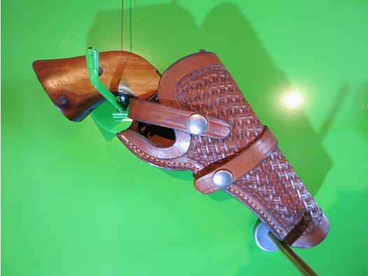 Gürtelholster Revolver,  Leder handgenäht, für Taschen-Revolver, Viking/Mexico    #16-