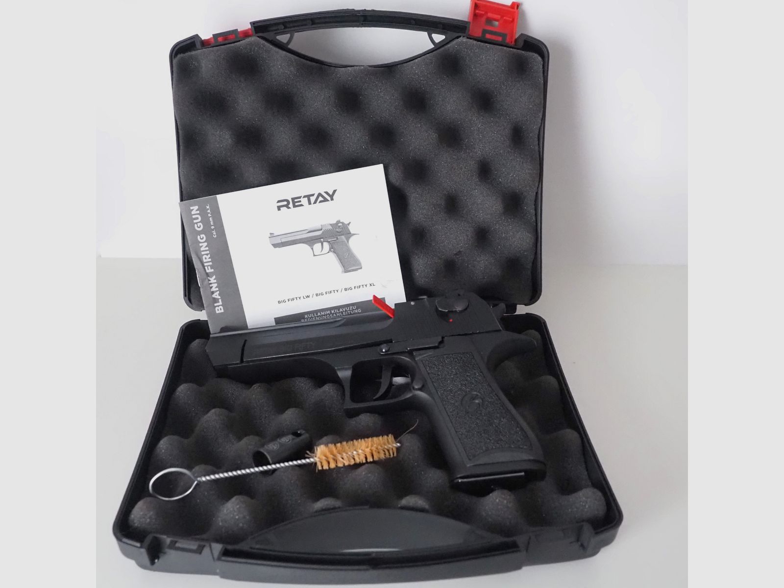 Retay Big Fifty pistolet alarmowy 9mm P.A.K. oksydowany