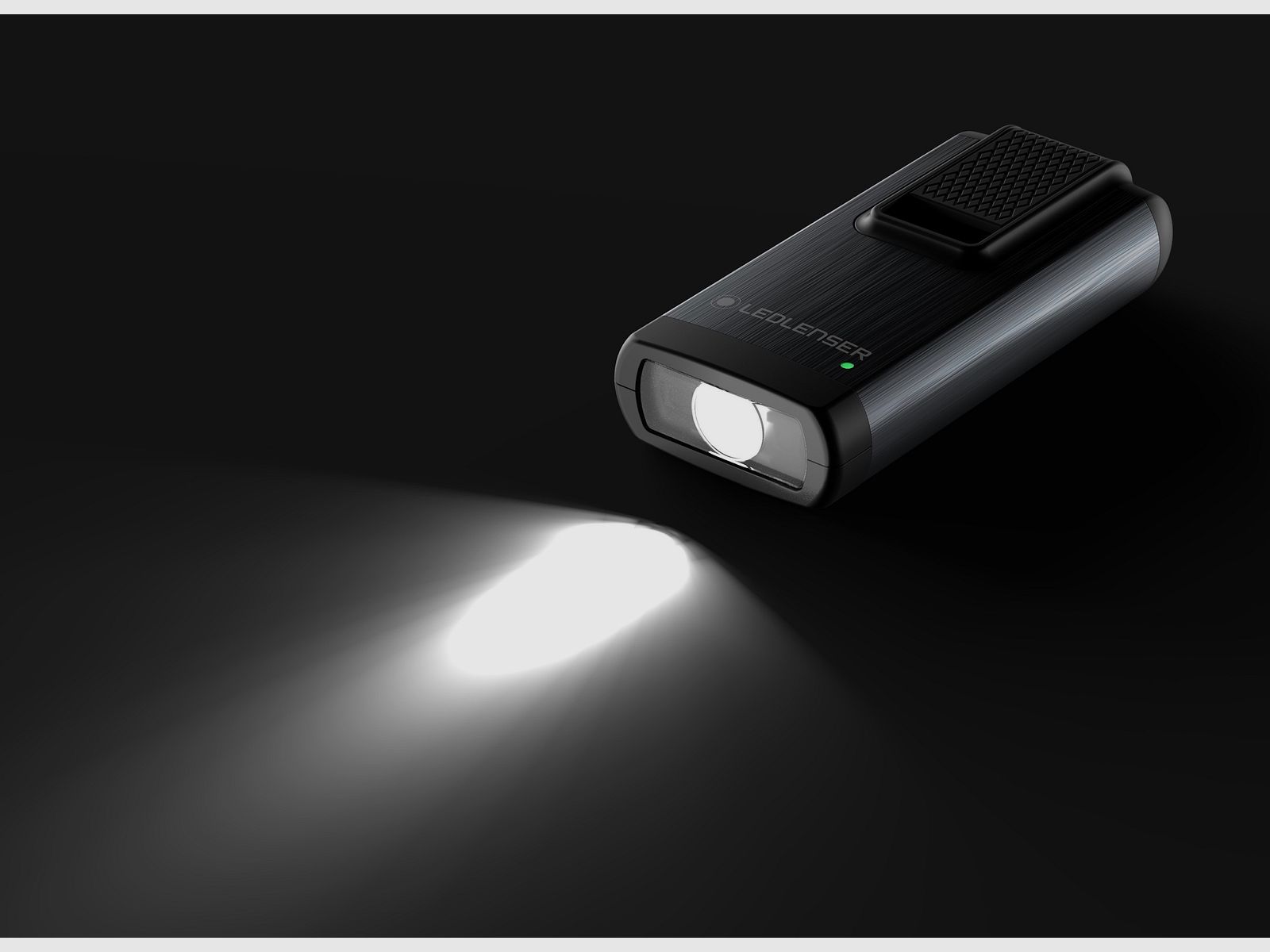 Ledlenser 502577 K6R Schlüsselleuchte 400 Lumen 80 Meter grau