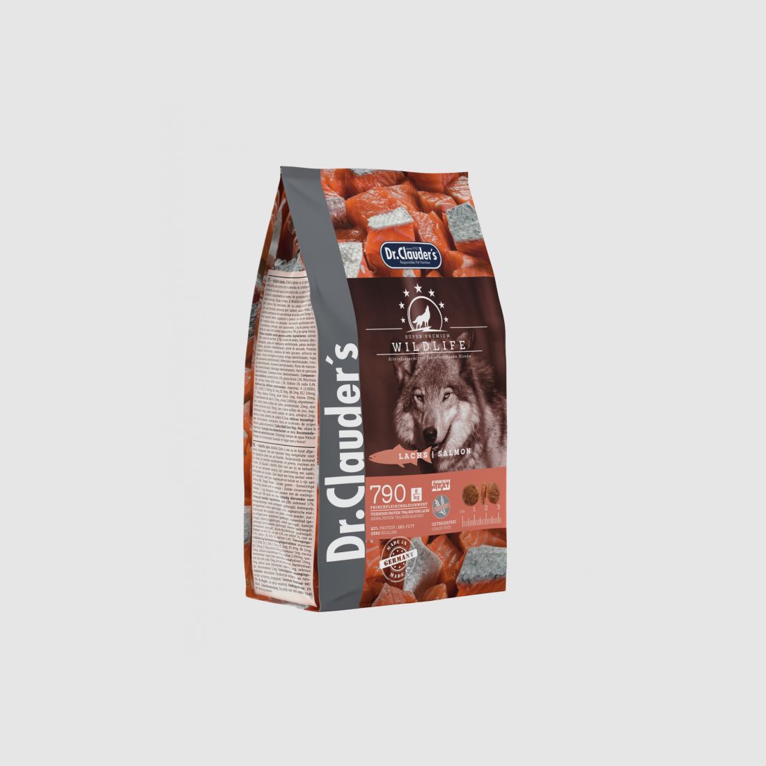 Dr.Clauder´s Hunde Trockenfutter Wildlife Lachs 2kg