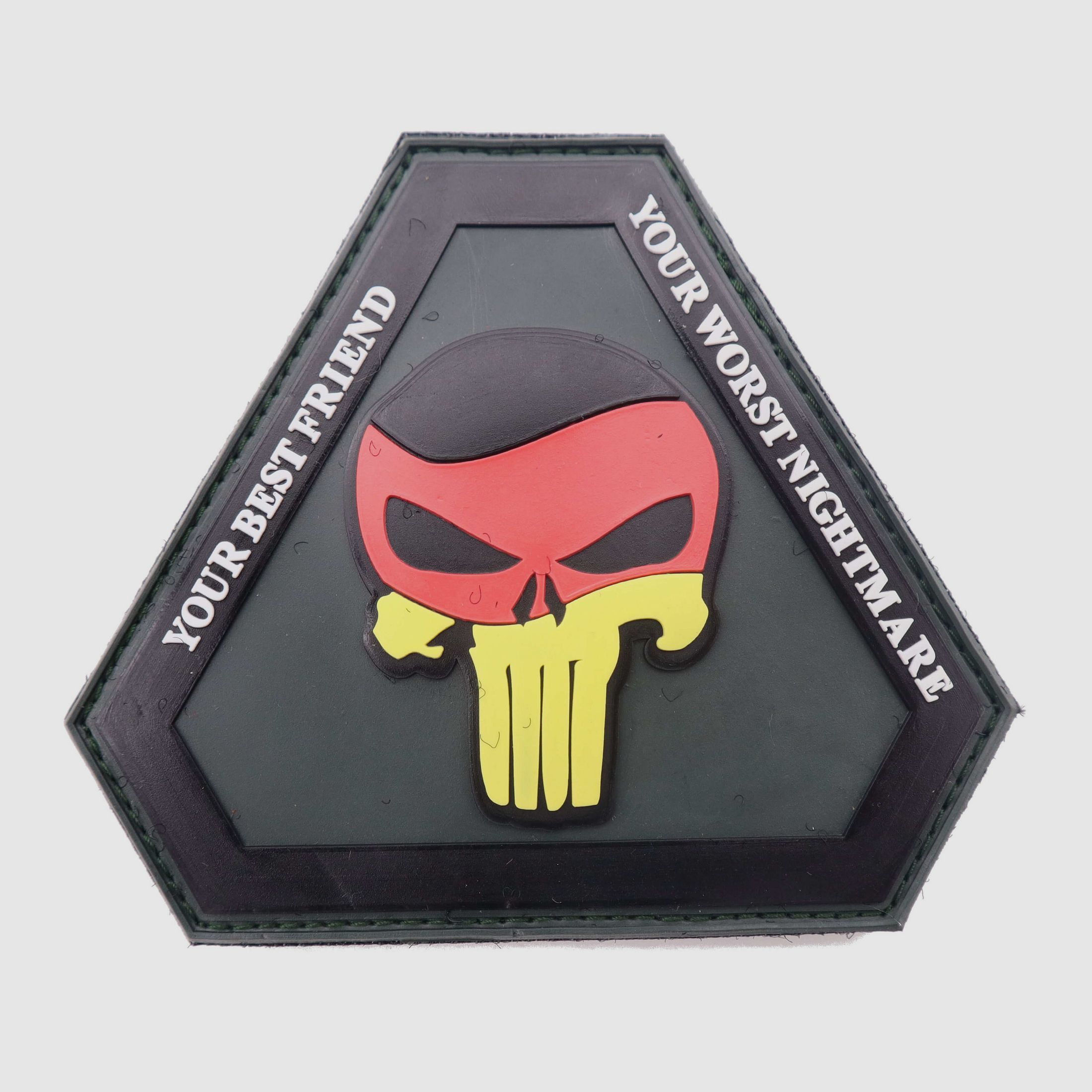 3D Gumowa Łatka Niemiecki Punisher