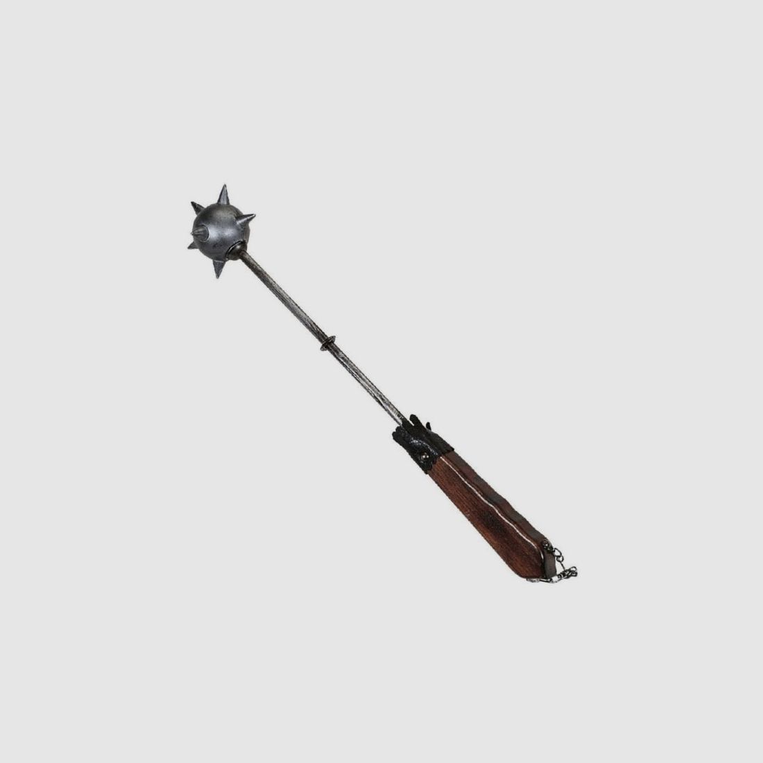 Morgenstern auf Stiel mit Metallkugel