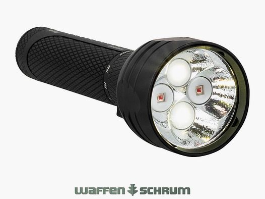 Torcia Blaser HL 1500 nera; alluminio 1500 lumen