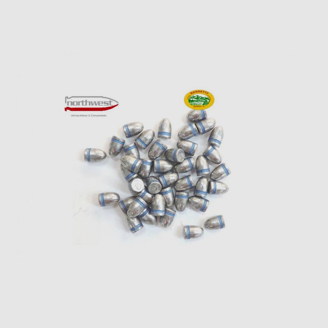 NORTHWEST Bleigeschosse Kal. 9 mm 124 gn Rundkopf 1000 Stück